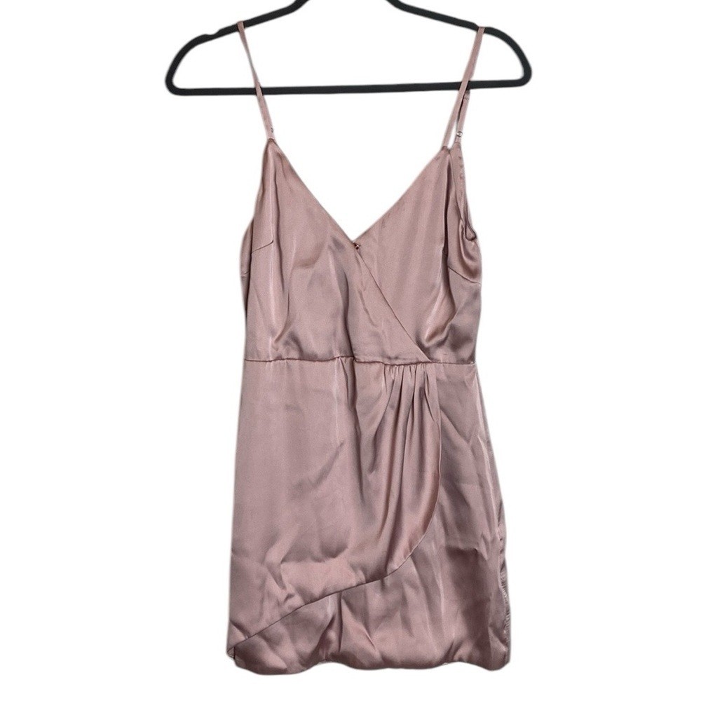 H:ours sateen mini dress